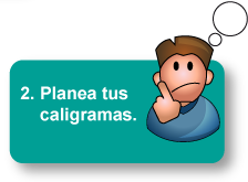 planea tus caligramas